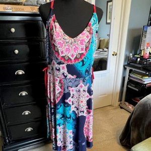 FINAL SALE - Midi strappy dress - size XL